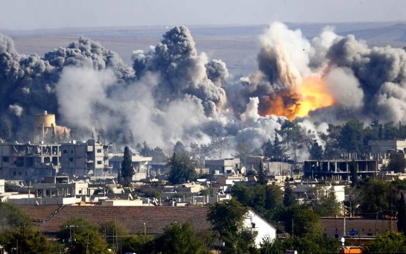 Разрушения в Сирии